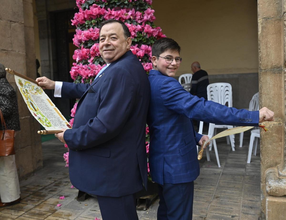 Vicente Marzà y David Sotos, pregonero y pregonero infantil 2025.