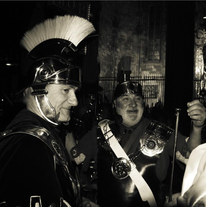 Una exposició mostra a la Casa de Cultura imatges singulars de la processó de Divendres Sant