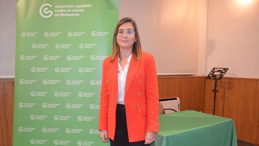 Andrea Rodríguez, en la Casa de Cultura La Encomienda, en las Jornadas Oncológicas. | E. P.