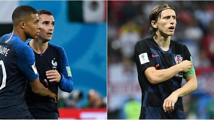 Quién juega la final del mundial de Rusia: Francia-Croacia