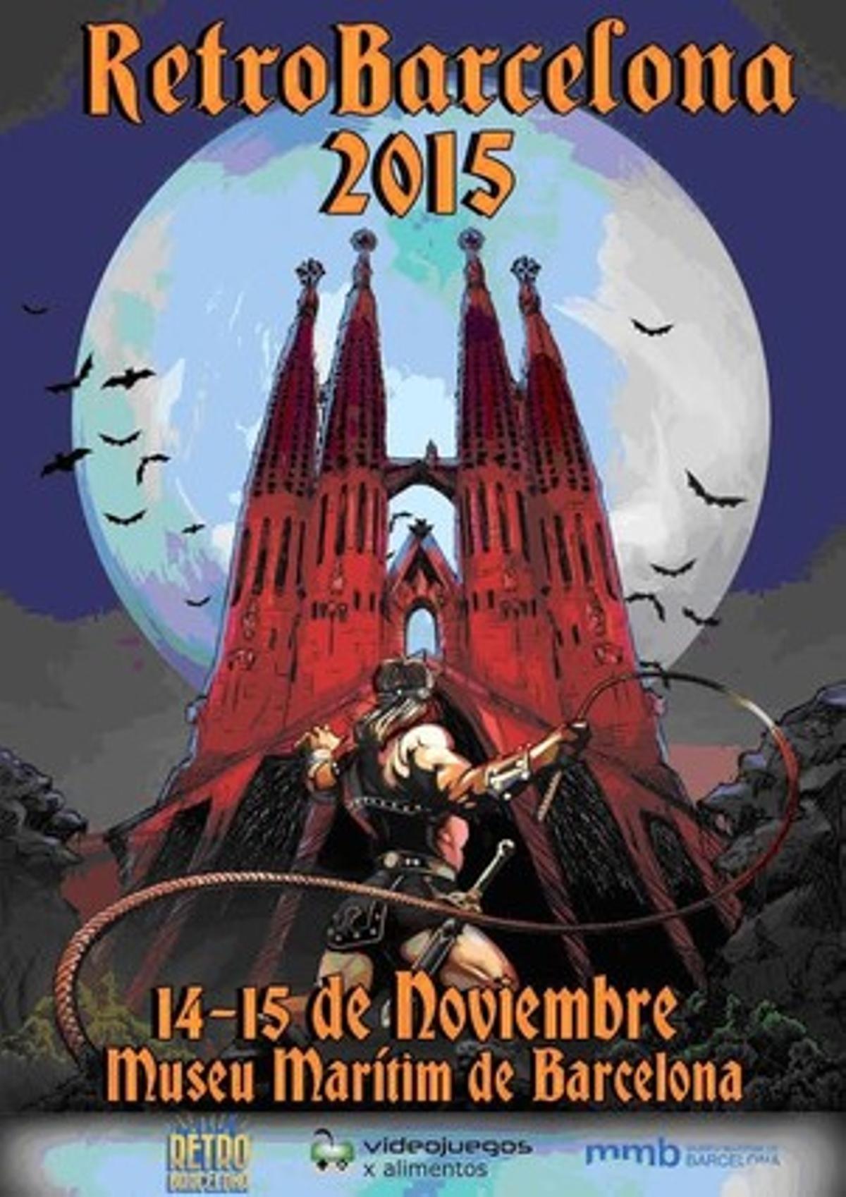 El cartell de la fira Retrobarcelona. El cartell de la fira Retrobarcelona.