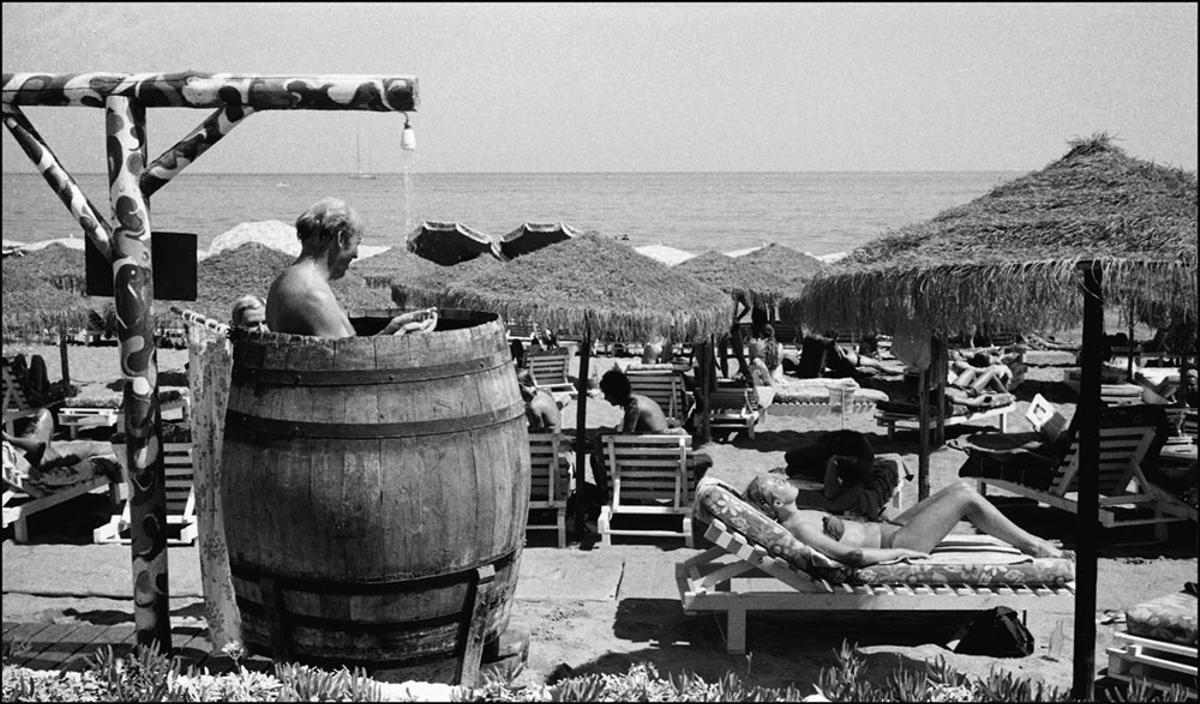 Una playa en Torremolinos