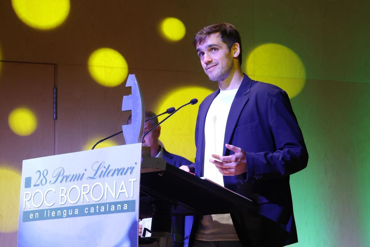 Pau Cusí, amb el premi.