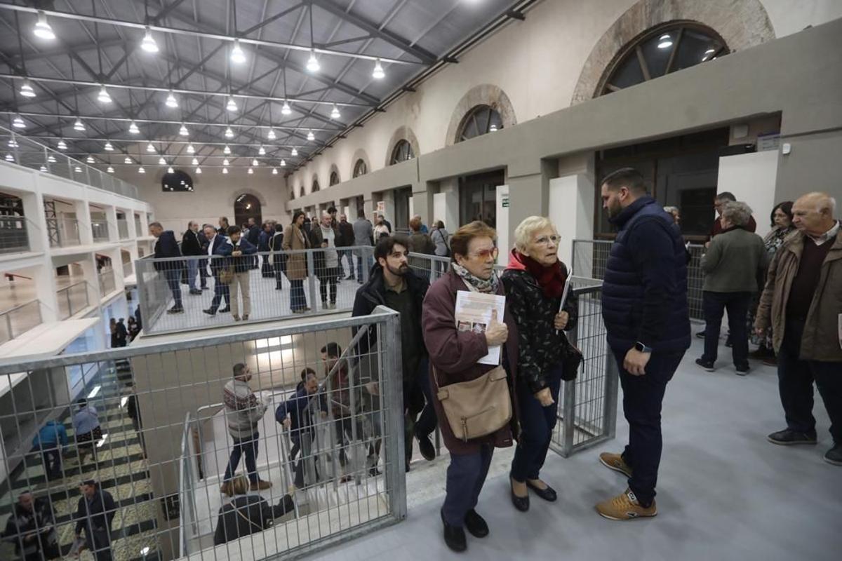 Un momento de la jornada de puertas abiertas del Museo Industrial.