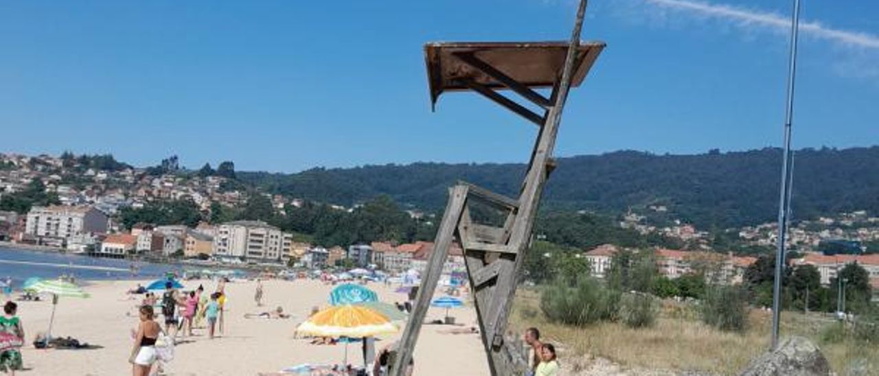 A Xunqueira, ayer, sin vigilante. | FDV