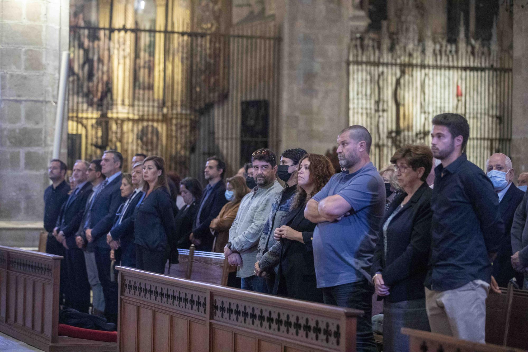 Funeral en la Catedral por el historiador y monje mallorquín Josep Massot i Muntaner