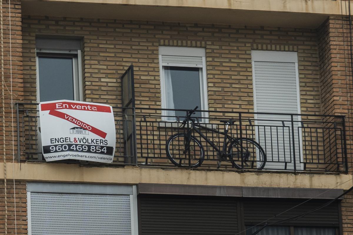 Imagen de archivo de una vivienda en venta en València.