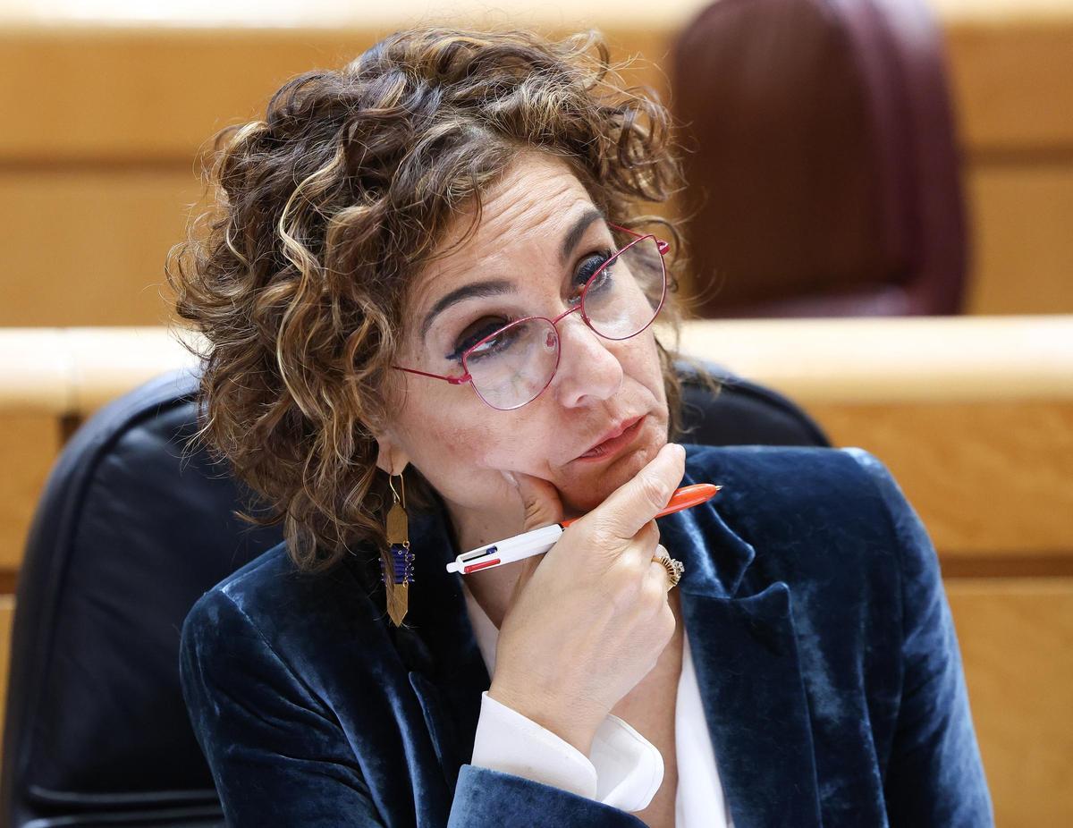 La ministra de Hacienda, María Jesús Montero.