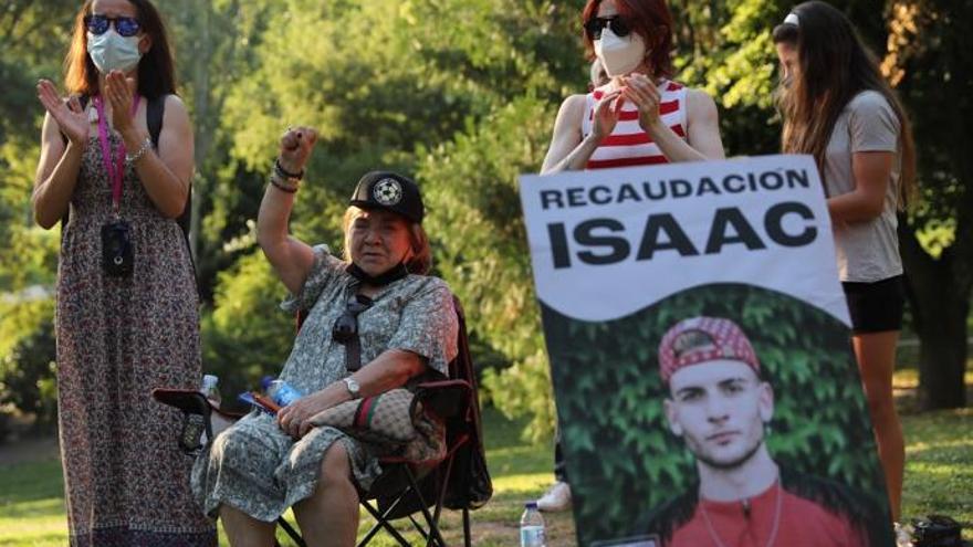 La familia de Isaac pide justicia en Madrid.