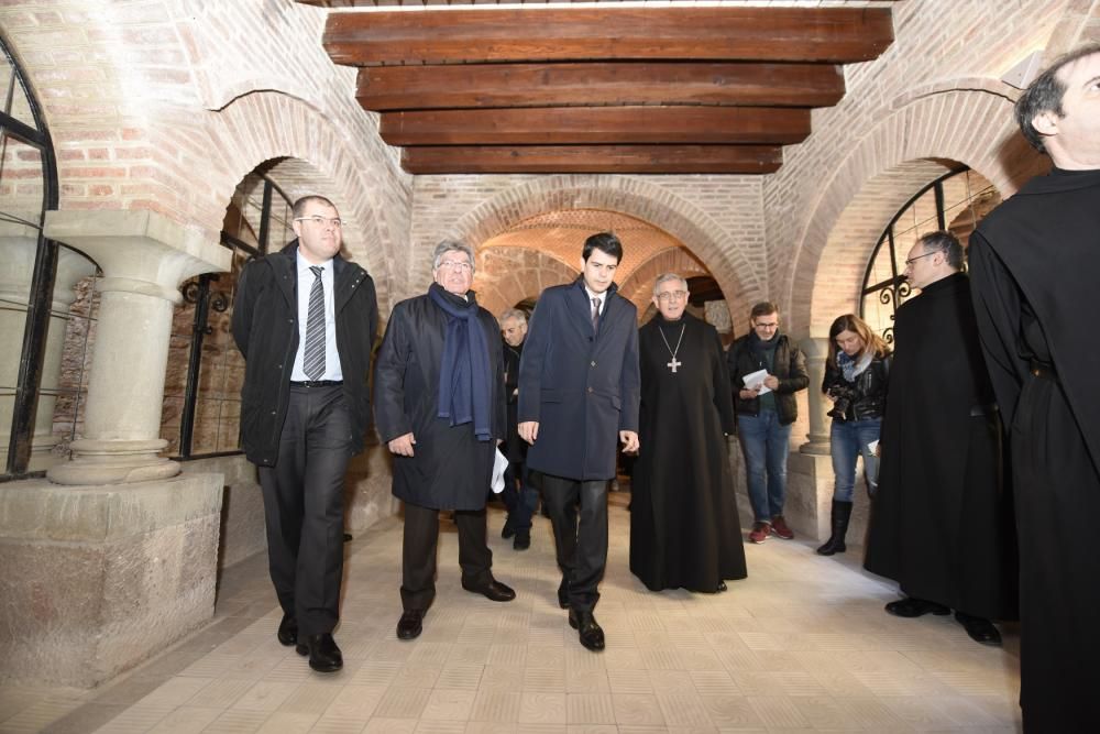 Rehabilitació del claustre i l'atri de Montserrat