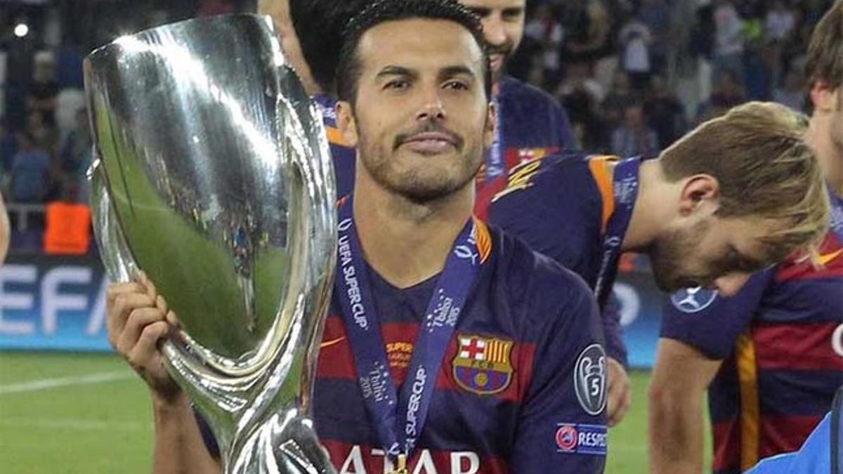 Pedro volvió a ser el héroe del Barça en una Supercopa de Europa