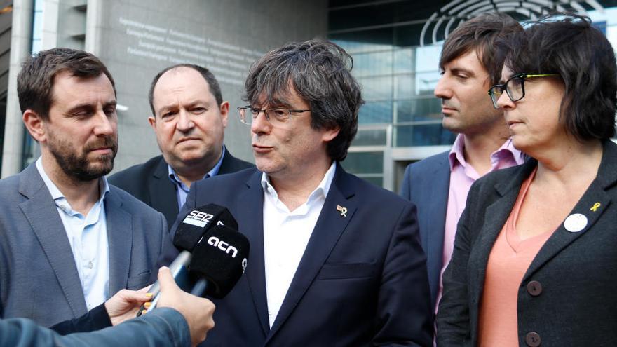 El Parlament Europeu impedeix l&#039;entrada a Puigdemont per acreditar-se com a diputat