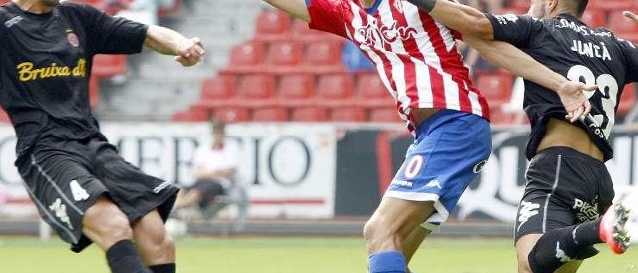 Pablo Pérez, en el partido ante el Girona del pasado septiembre.