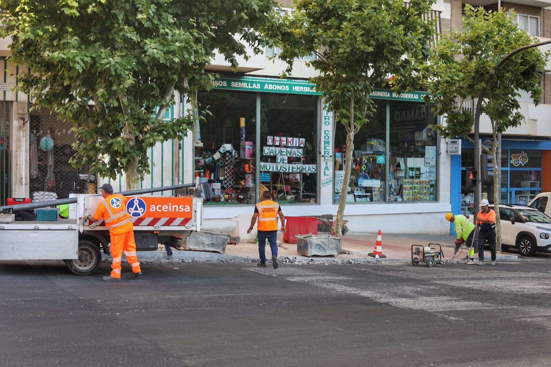Obras de humanización. Tareas de Asfaltado.
