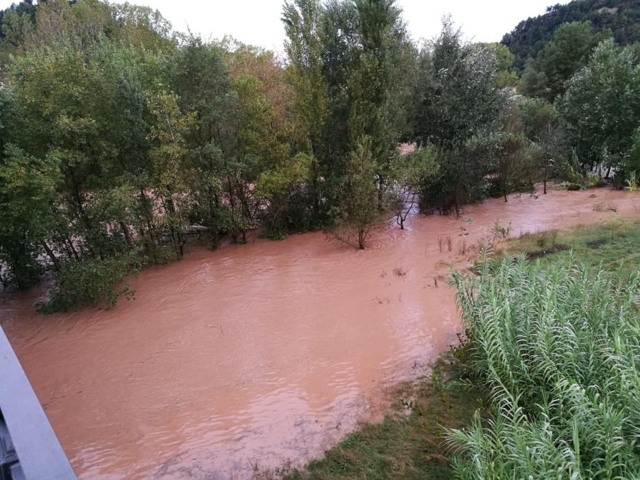 Riu Llobregat des del pont d'entrada a Sant Vicenç