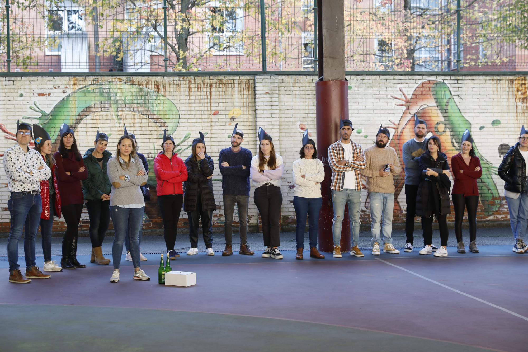 En imágenes: Amagüestu en el colegio García Lorca de Gijón