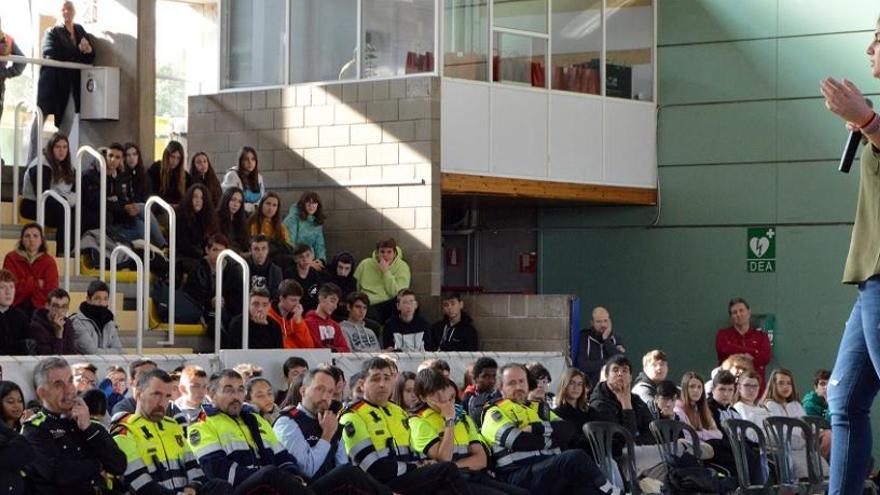 Intervenció d&#039;un dels testimonis participants en la jornada que es va fer ahir a Sant Fruitós de Bages