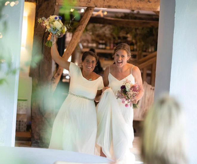 Irene Paredes en una boda