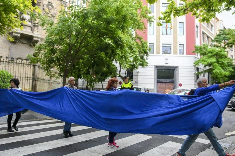 Manifestación contra el ICA en Zaragoza