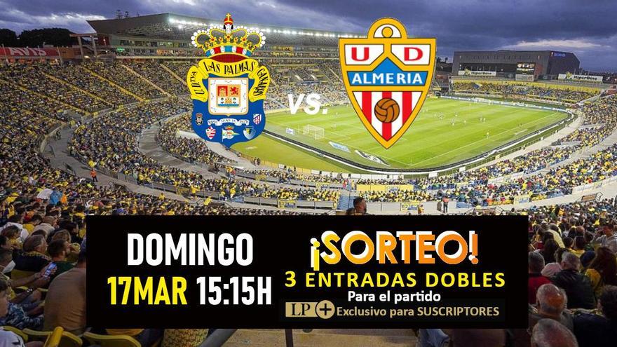 LA PROVINCIA sortea entradas dobles para el partido UD Las Palmas vs. UD Almería