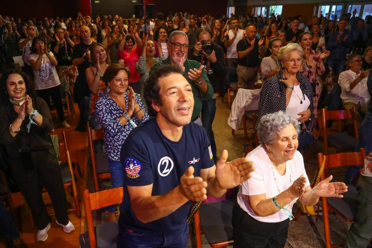 El público disfrutó con el concierto de Lamas y Poveda