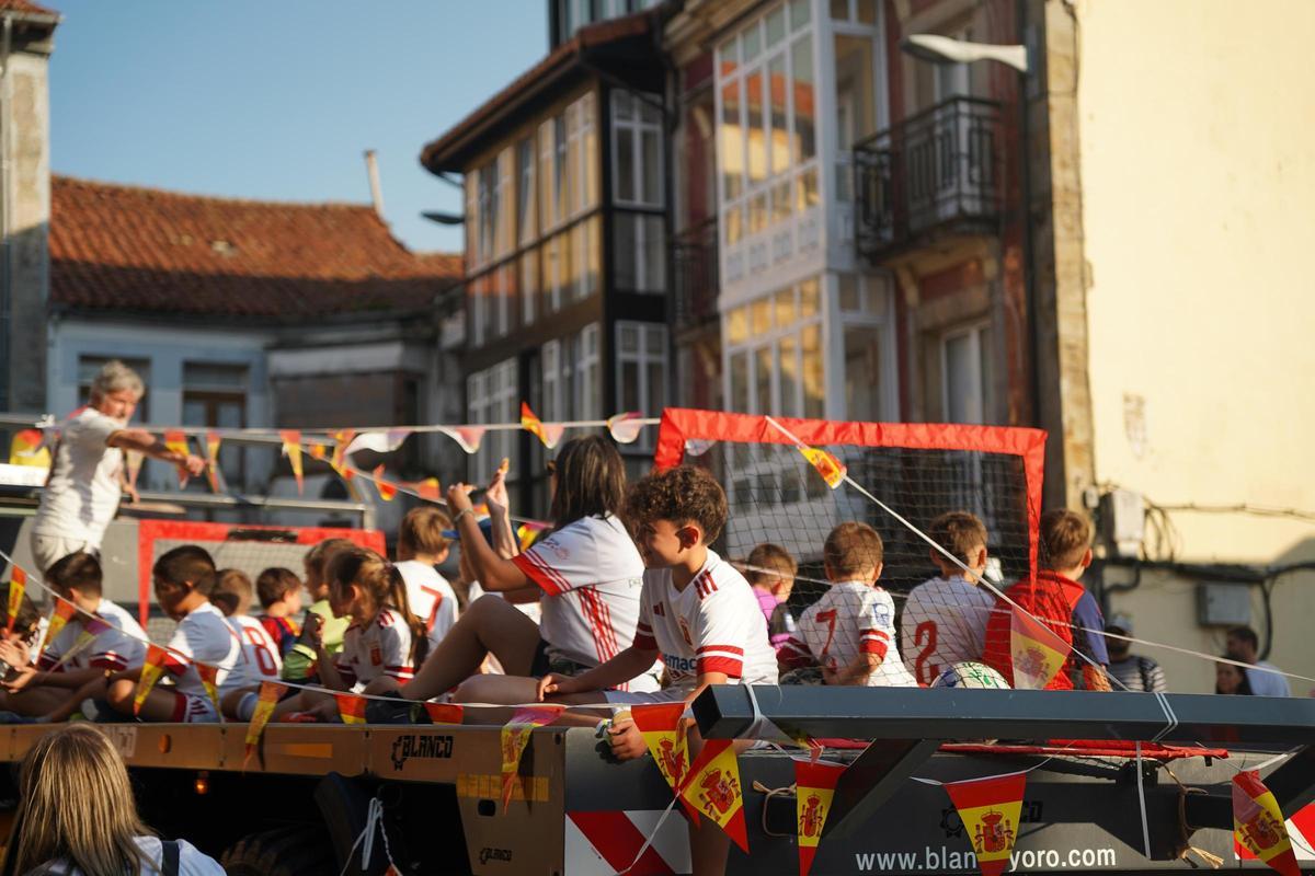 Carroza de la selección española.