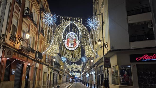 Calles iluminadas en las Fallas de València 2026: Sección B