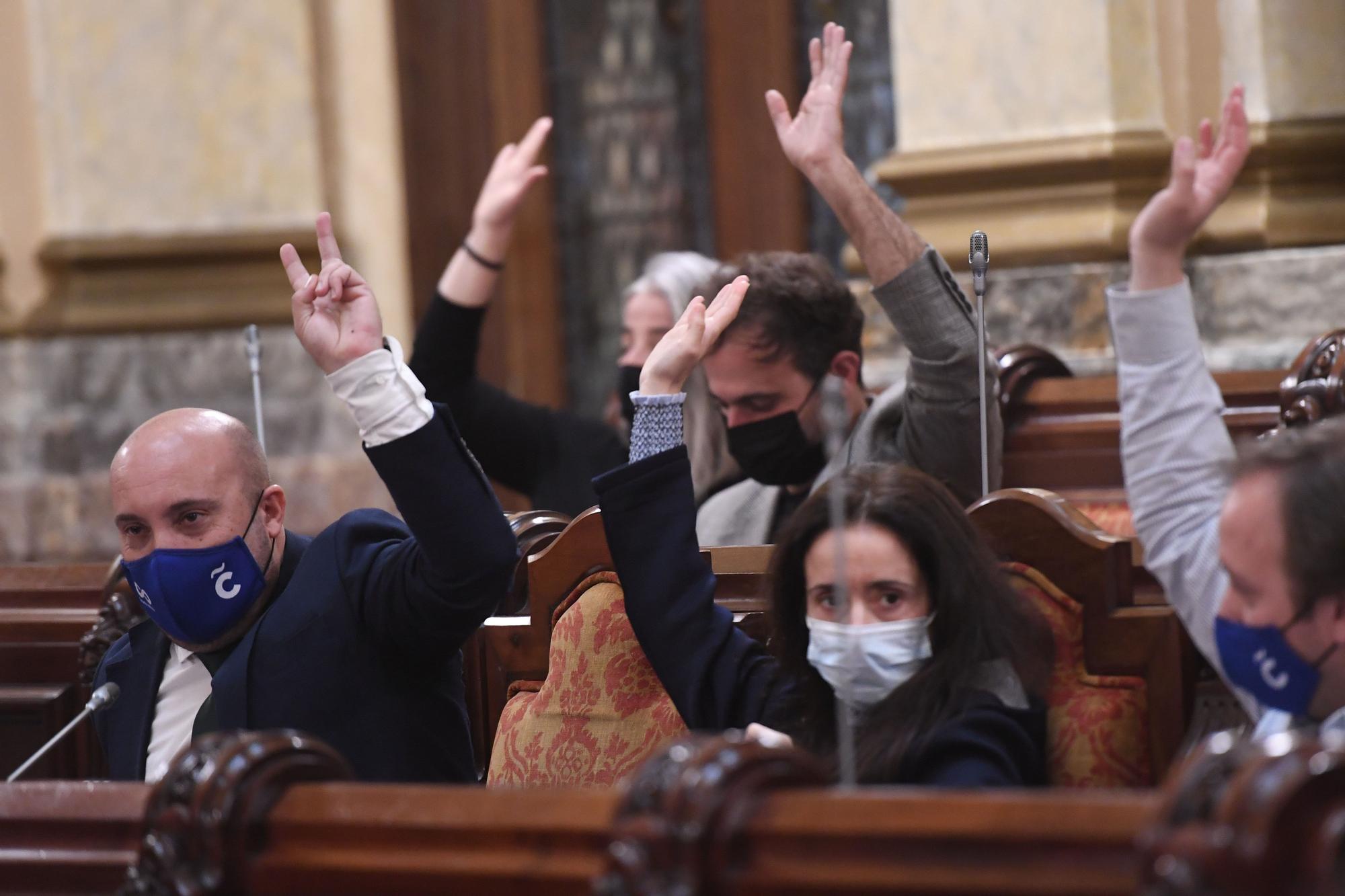 El pleno da vía libre al presupuesto municipal de A Coruña