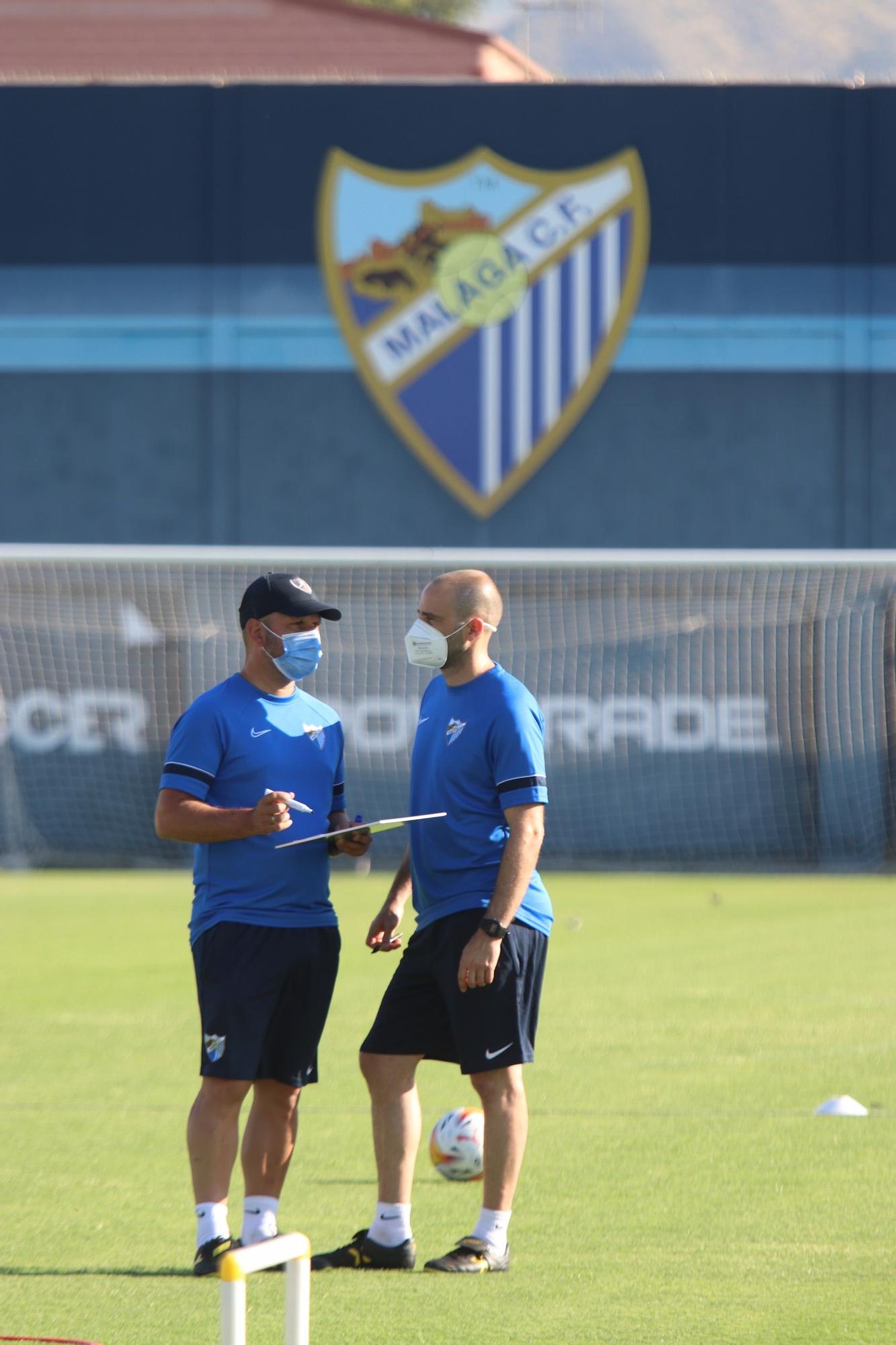 Primer entrenamiento del Málaga CF