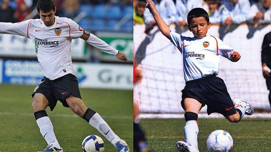 2009. Hugo jugaba en el Benjamín el año que Albiol fue vendido al Madrid.