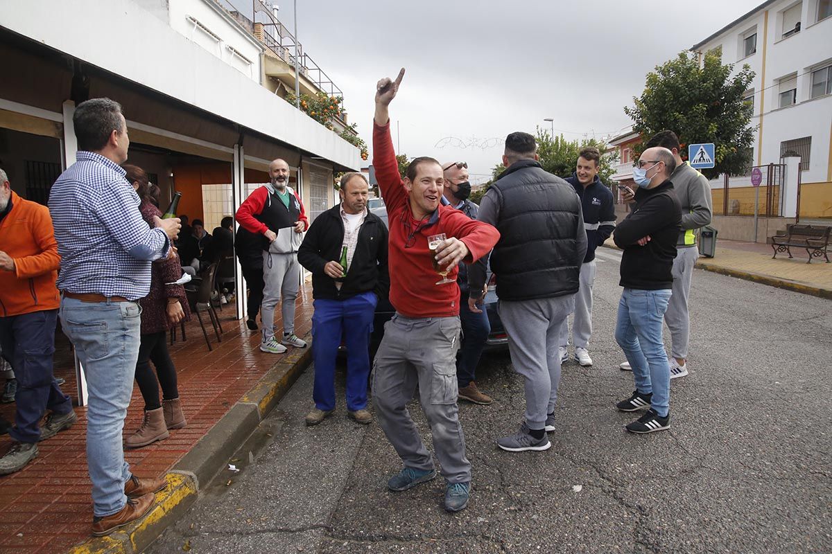 La alegría del tercer premio de Fernán Núñez