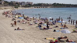 Playa del Miracle de Tarragona.