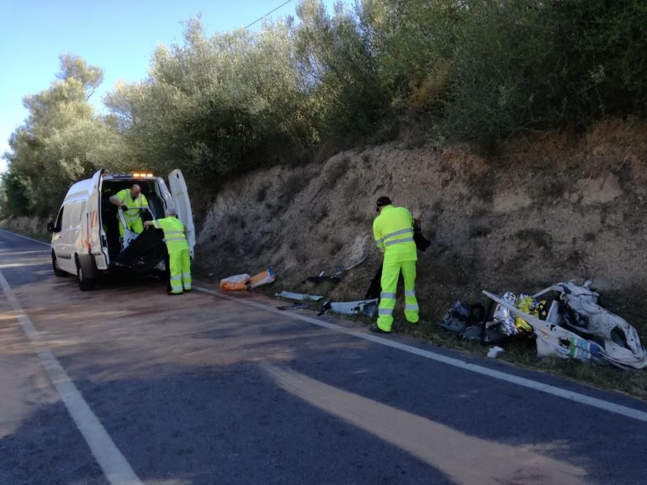 Un camionero muere tras un choque frontal contra un coche en Muro