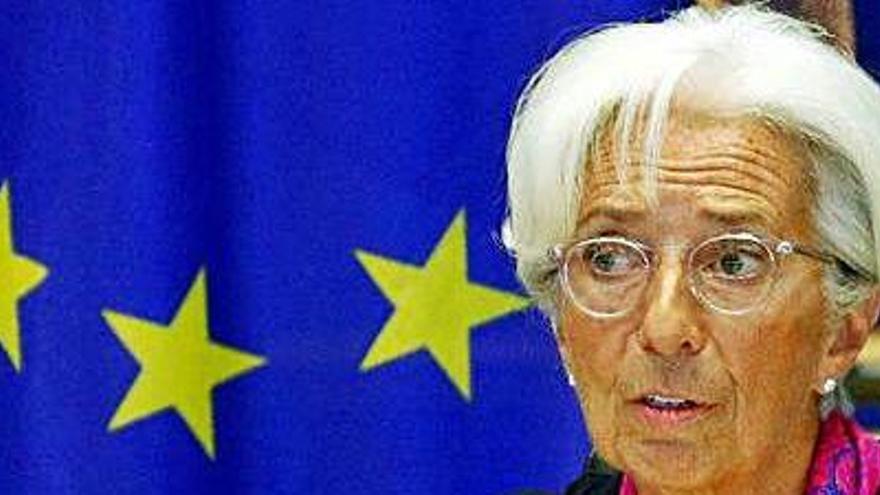 Christine Lagarde ahir a Brussel·les