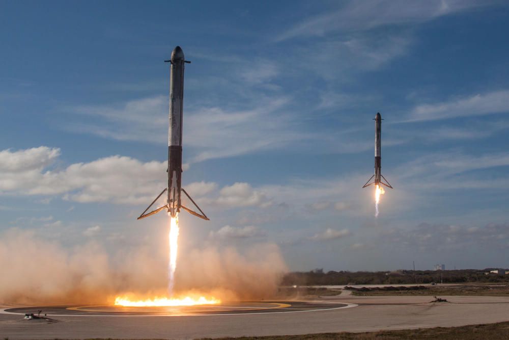 Llançament del coet «Falcon Heavy» d'SpaceX