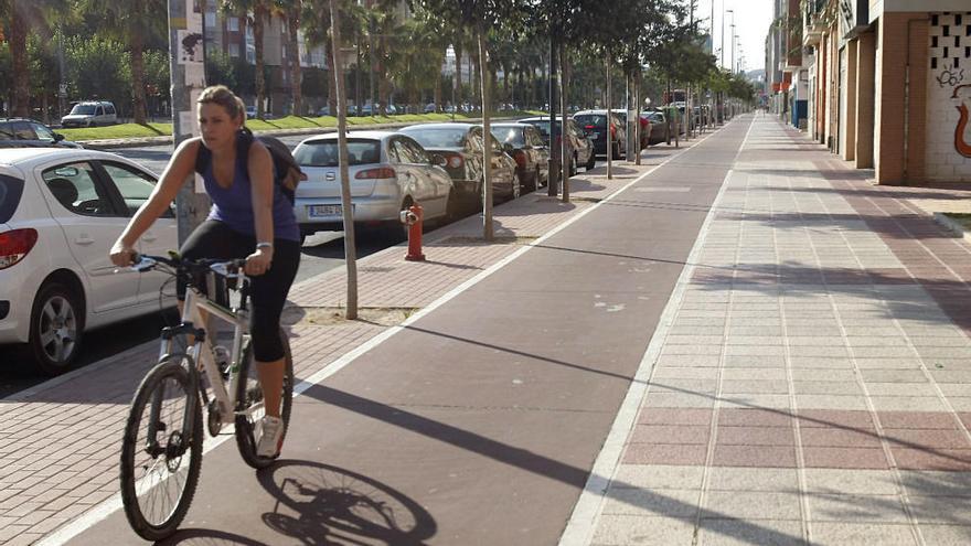 Carril bici en Murcia