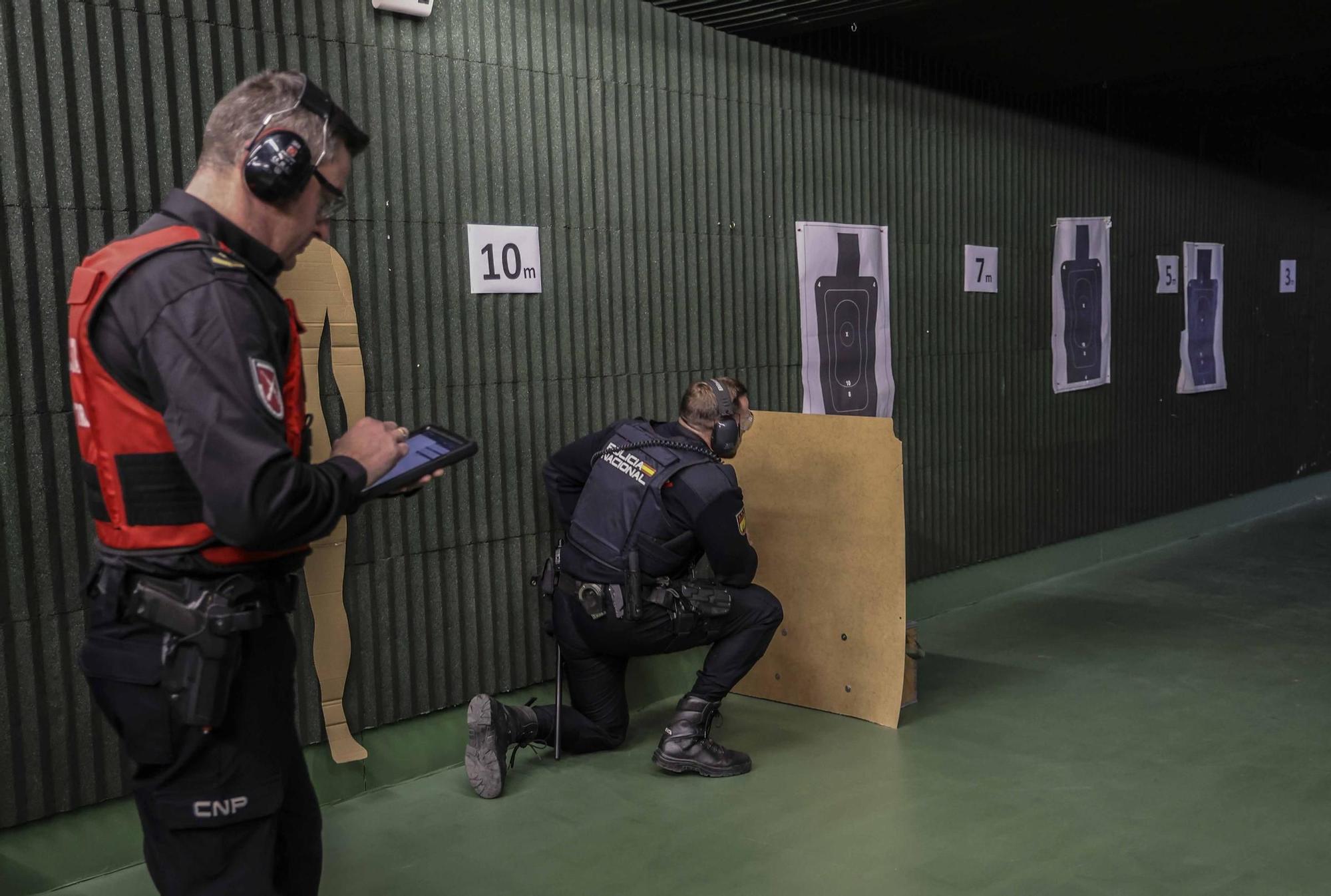 Nueva galería de tiro con munición real para la Policía Nacional de Alicante