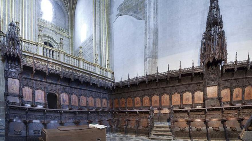 Comienzan los trabajos de restauración del coro de la catedral de Plasencia