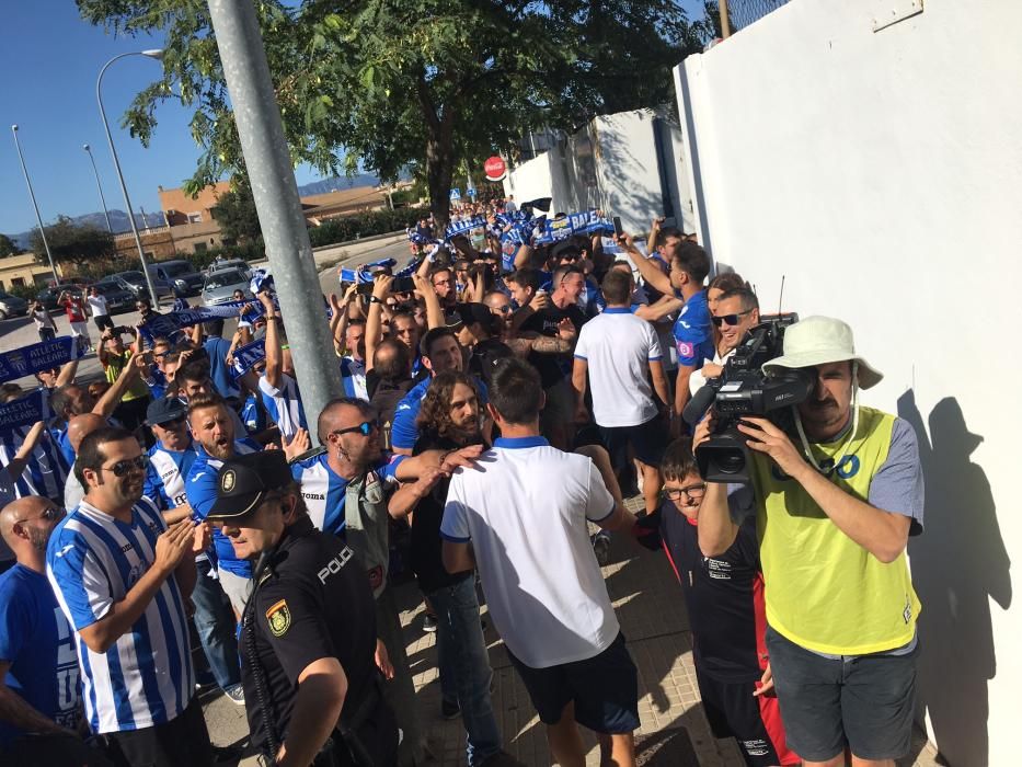 La pasión del derbi Atlético Baleares - RCD Mallorca