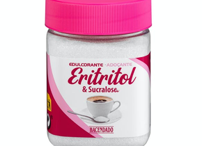 Envase de Eritritol vendido por Mercadona.