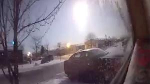  Un meteorito, a su paso por Newport (Michigan), en enero del 2018.
