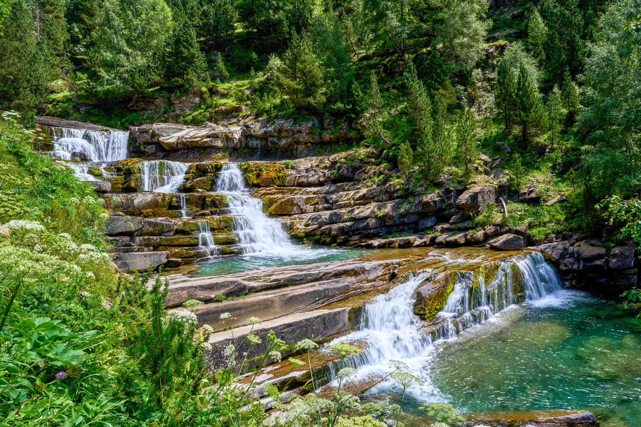 Gradas de Soaso en el Parque Nacional de Ordesa y Monte Perdido