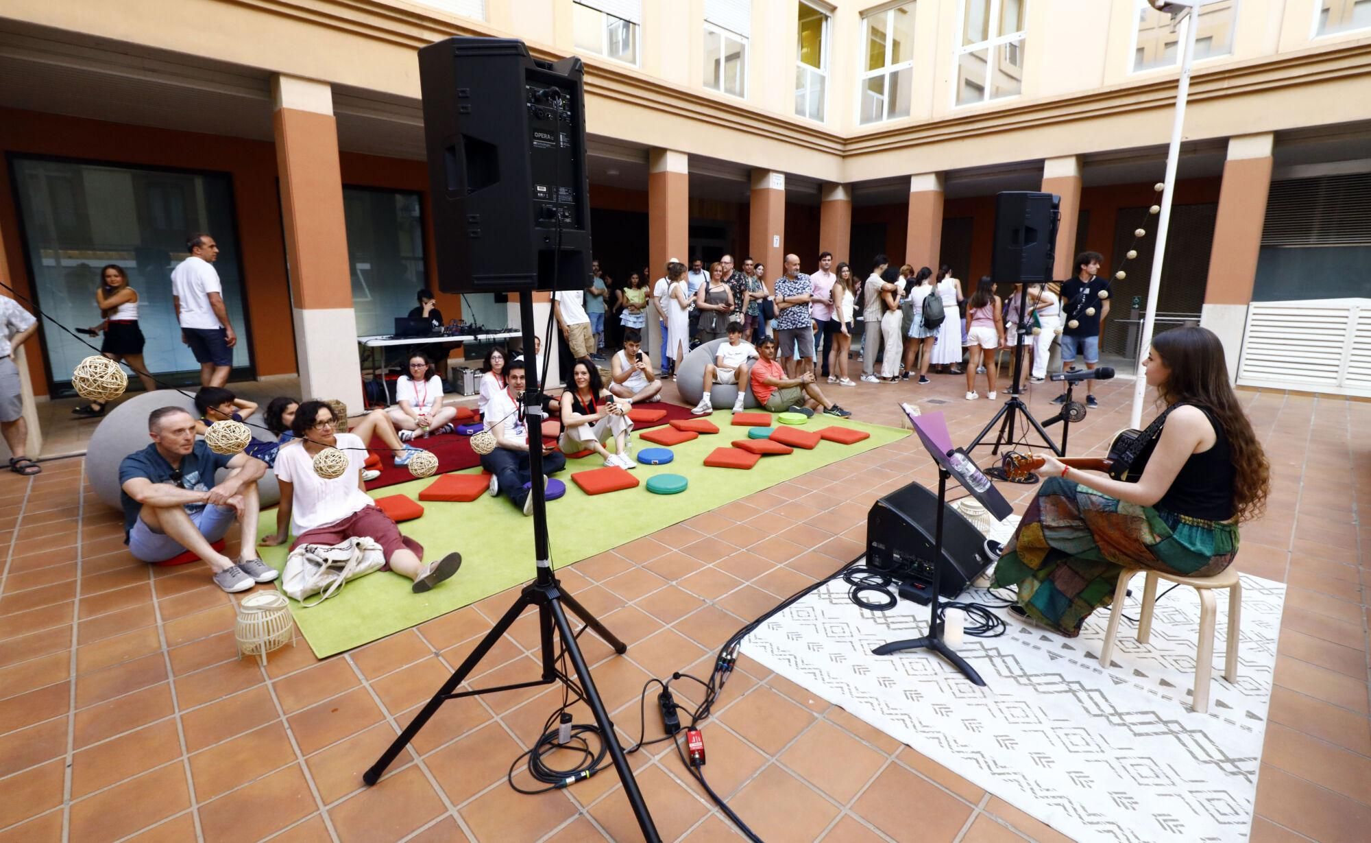 LA NOCHE EN BLANCO, ACTOS CULTURALES EN LA CALLE Y MUSEOS DE ZARAGOZA