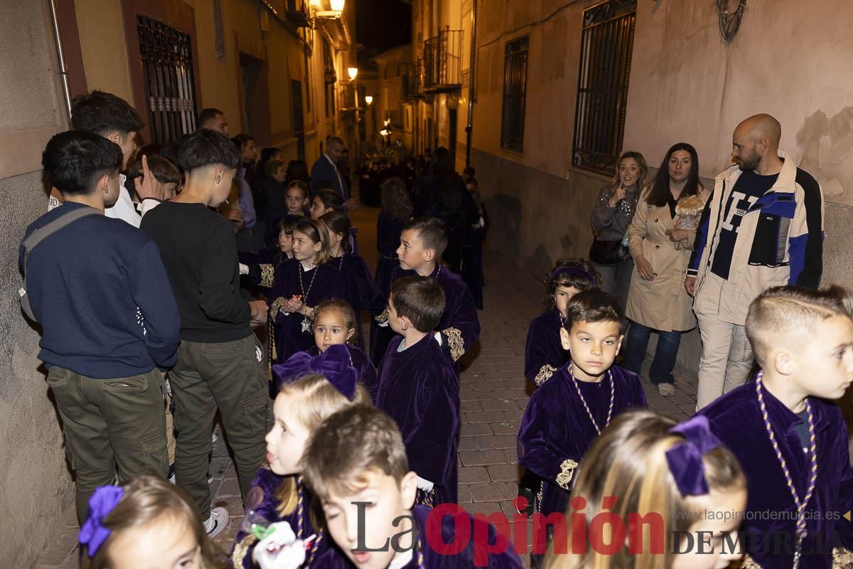 Los niños toman las calles de Caravaca en la procesión de Lunes Santo