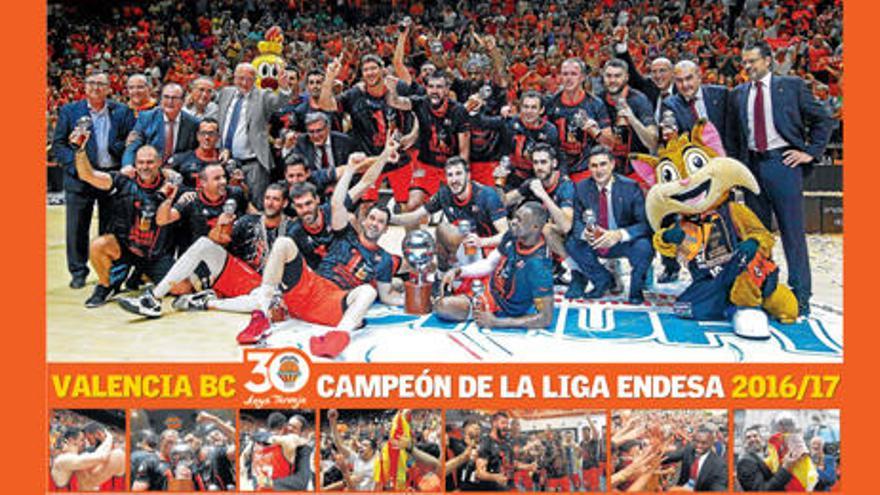 Este domingo, con SUPER, póster del Valencia Basket campeón