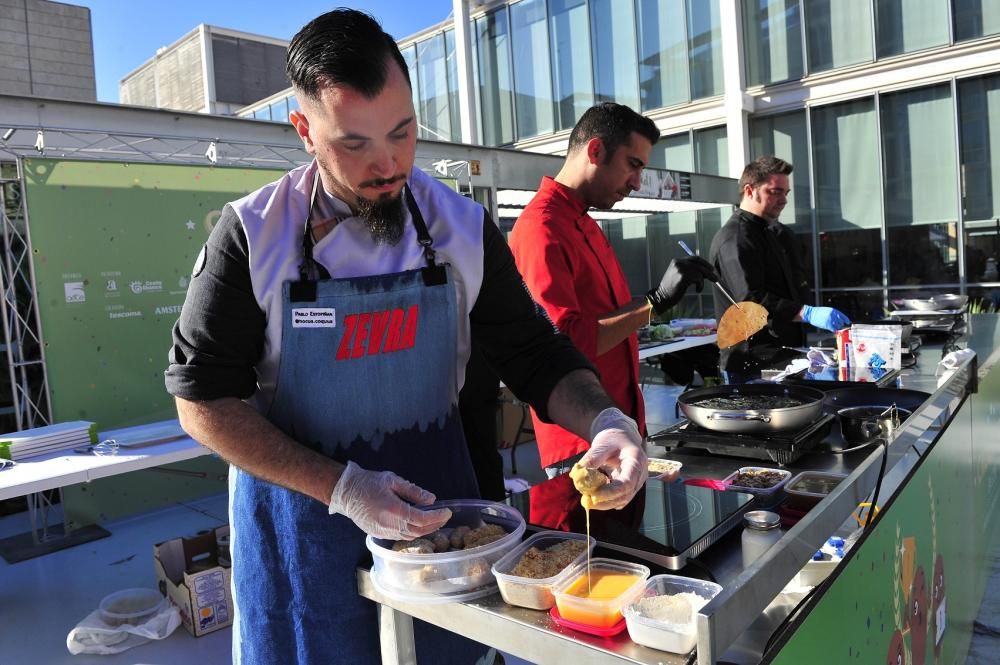 Final del primer concurso de croquetas de Elche