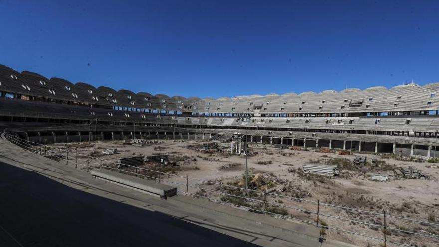 Imagen panorámica de las gradas del futuro Nou Mestalla. | FRANCISCO CALABUIG