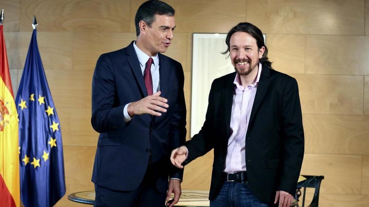 Pedro Sánchez y Pablo Iglesias