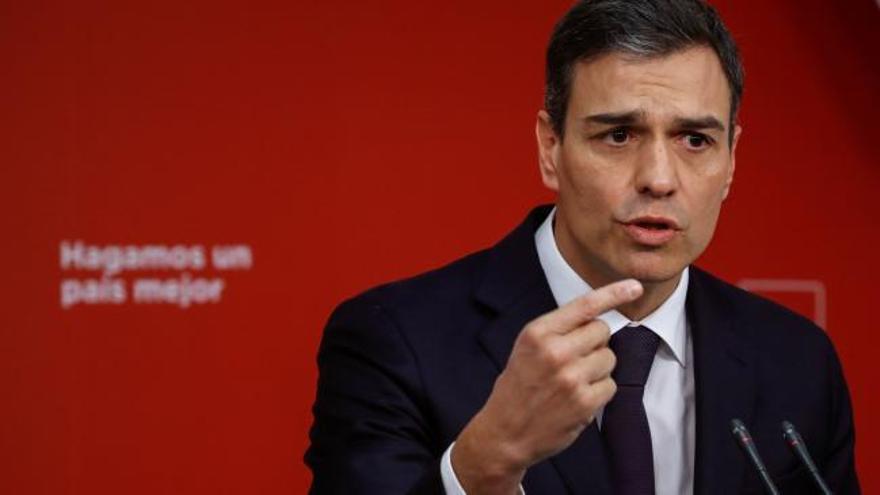 Sánchez: &quot;Hemos pactado una respuesta firme, serena y proporcional&quot;