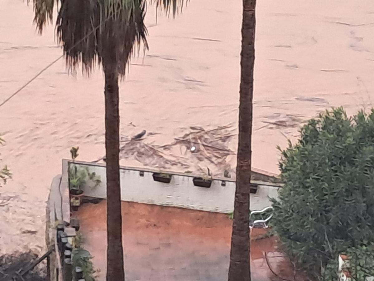 El río Albaida a su paso por el término municipal de Manuel.